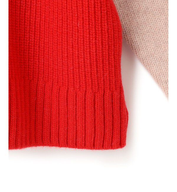 BEIGE,「LAURIERS / ウールカシミヤバイカラーニット」|ニット・セーター|