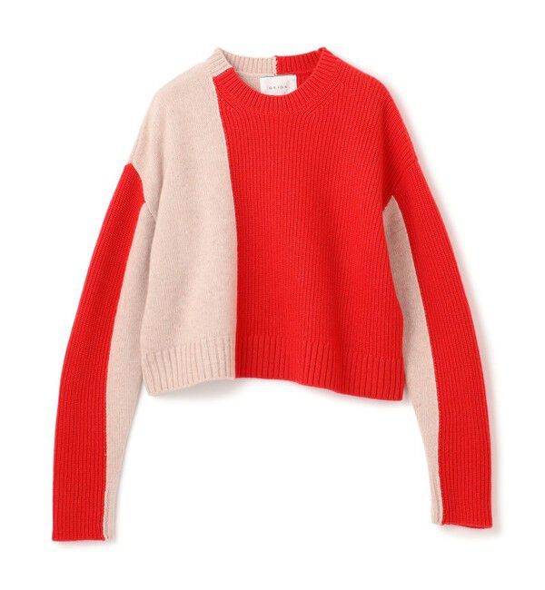 BEIGE,「LAURIERS / ウールカシミヤバイカラーニット」|ニット・セーター|