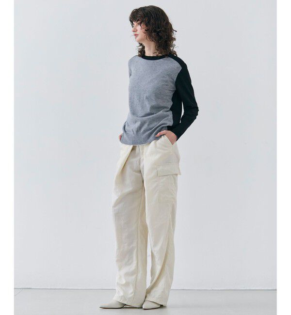 BEIGE,「【洗える】ACANTHUS / カーヴィーシルエットカーゴパンツ」|カーゴ|