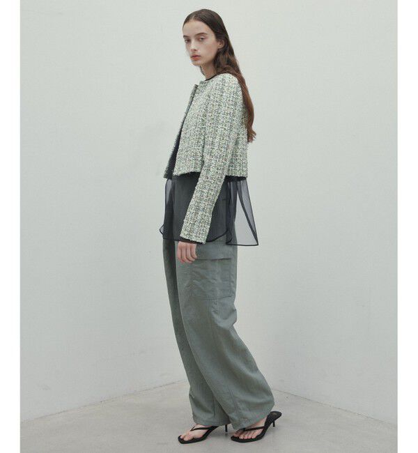 BEIGE,「【洗える】ACANTHUS / カーヴィーシルエットカーゴパンツ」|カーゴ|