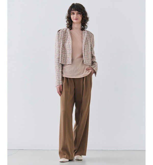 BEIGE,「SORE / コットンシアーハイネックカットソー」|Tシャツ・カットソー|