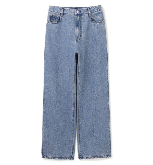 BEIGE,「【洗える・SPRiNG 3月号掲載】FICUS / デニムワイドストレートパンツ」|デニム|