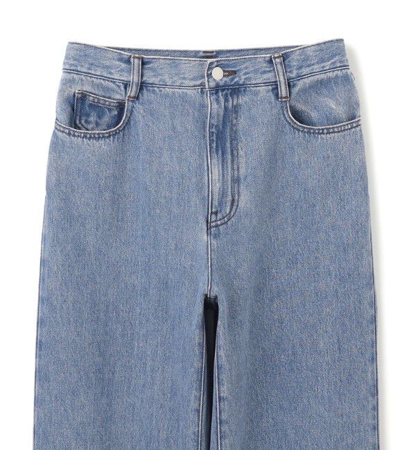 BEIGE,「【洗える・SPRiNG 3月号掲載】FICUS / デニムワイドストレートパンツ」|デニム|