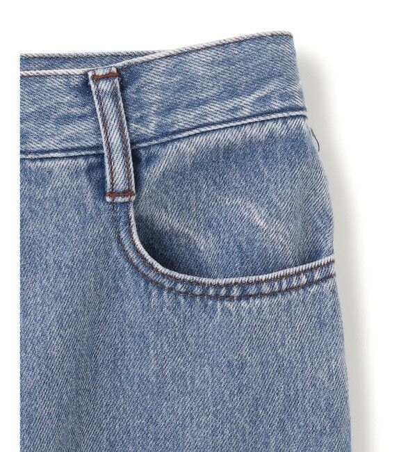 BEIGE,「【洗える・SPRiNG 3月号掲載】FICUS / デニムワイドストレートパンツ」|デニム|