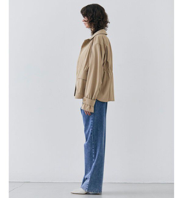 BEIGE,「【洗える・SPRiNG 3月号掲載】FICUS / デニムワイドストレートパンツ」|デニム|