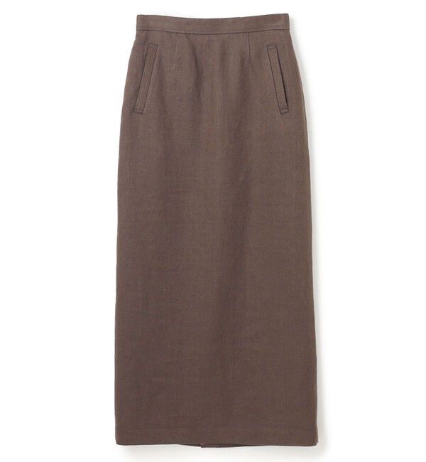 BEIGE,「【Oggi 5月号掲載】CRINUM / Iラインリネンマキシスカート」|スカート|