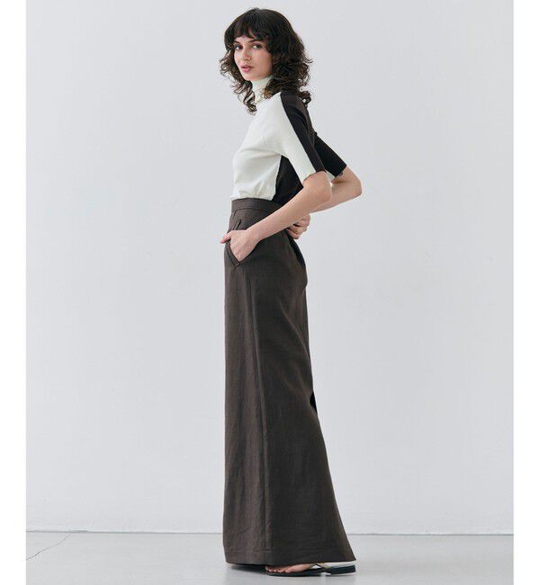 BEIGE,「【Oggi 5月号掲載】CRINUM / Iラインリネンマキシスカート」|スカート|