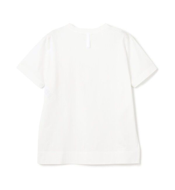 BEIGE,「【WEB限定・洗える】TORENIA / レザーポケットコットンクルーネックTシャツ」|Tシャツ・カットソー|