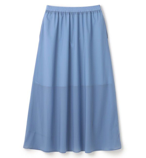 BEIGE,「【洗える/セットアップ対応】SPIGA / ギャザーロングフレアスカート」|スカート|