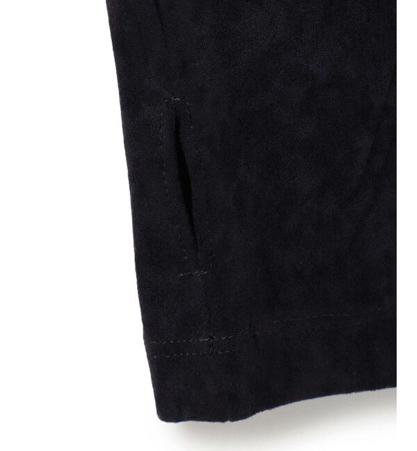 BEIGE,「【洗える・BAILA掲載】BUTLER / ストレッチベロアボートネックカットソー」|Tシャツ・カットソー|