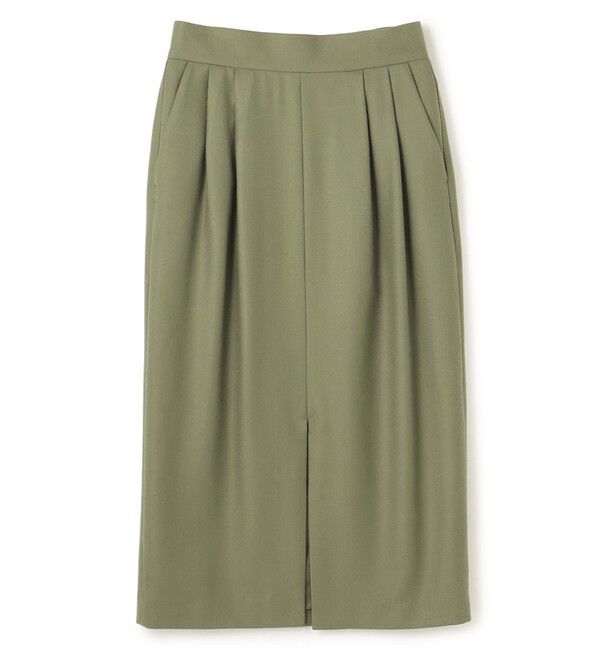 BEIGE,「【VERY NaVY12月号掲載】TERNES / 2タックウールスカート」|スカート|