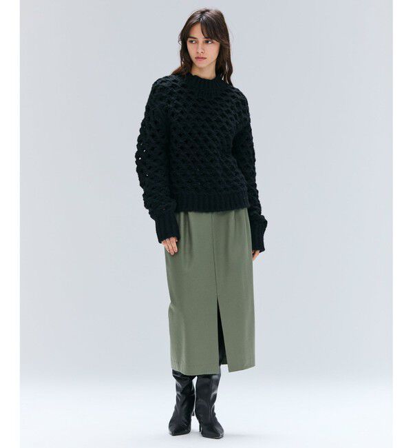 BEIGE,「【VERY NaVY12月号掲載】TERNES / 2タックウールスカート」|スカート|