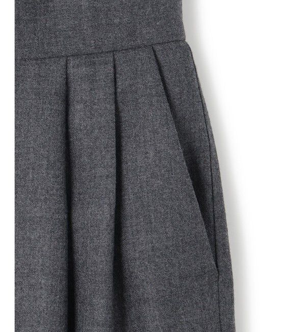 BEIGE,「【VERY NaVY12月号掲載】TERNES / 2タックウールスカート」|スカート|