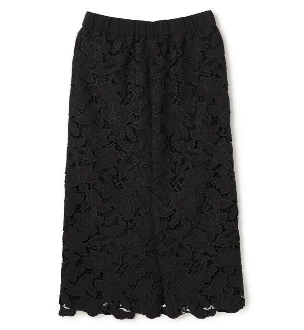 BEIGE,「CITRINE / エンブロイダリーレースイージースカート」|スカート|