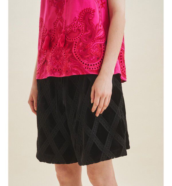 GRACE CONTINENTAL「ベロアレースショートパンツ」|その他|