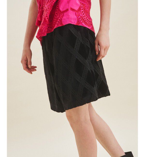 GRACE CONTINENTAL「ベロアレースショートパンツ」|その他|