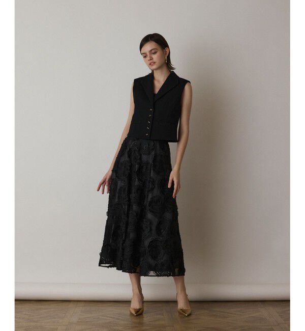 GRACE CONTINENTAL「トリアセジャージジレ」|ベスト・ジレ|