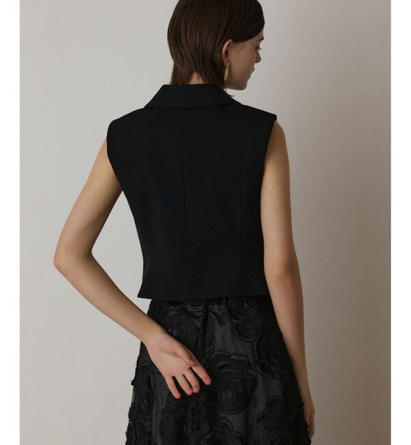 GRACE CONTINENTAL「トリアセジャージジレ」|ベスト・ジレ|