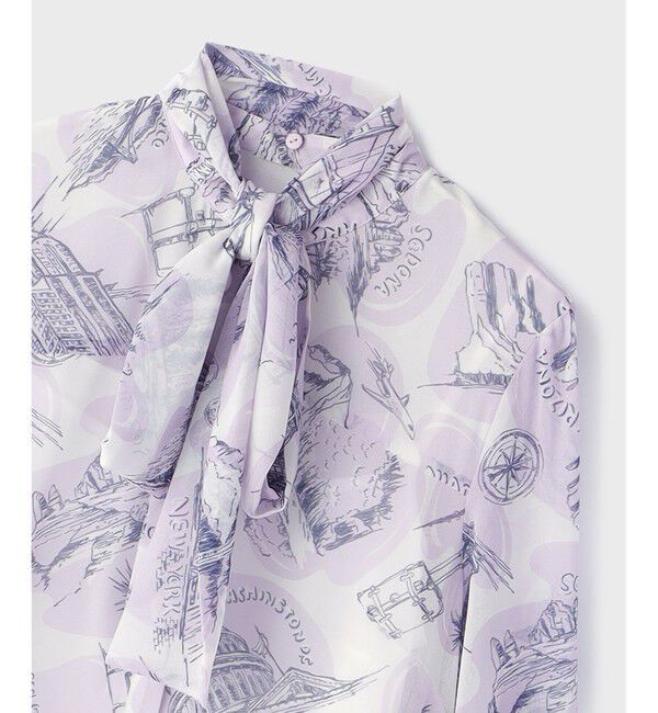 Diagram「スカ－フタイブラウス」|シャツ・ブラウス|