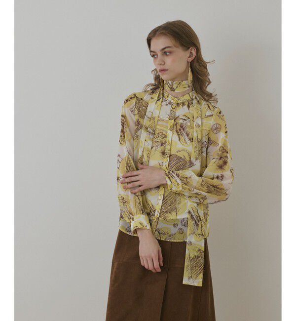 Diagram「スカ－フタイブラウス」|シャツ・ブラウス|