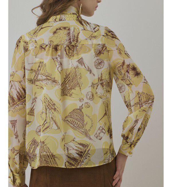 Diagram「スカ－フタイブラウス」|シャツ・ブラウス|