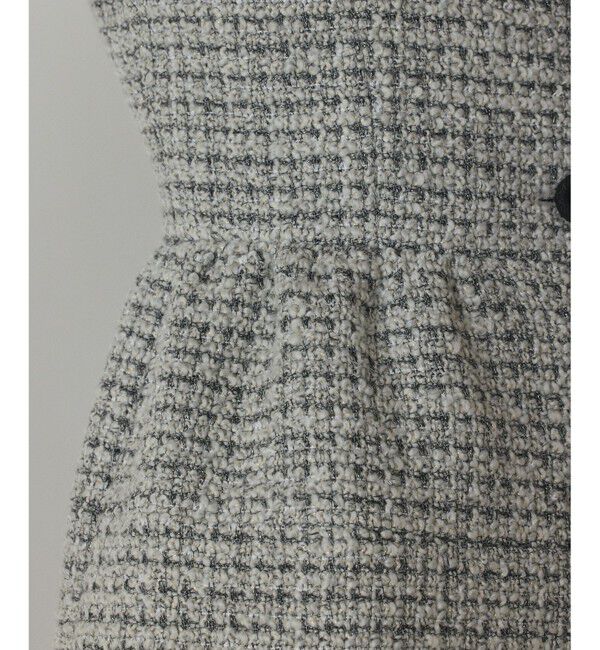 GRACE CONTINENTAL「ツイードペプラムベスト」|ベスト・ジレ|