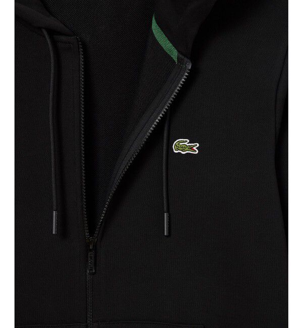 LACOSTE「エッセンシャルジップスウェットフーディー」|パーカー|