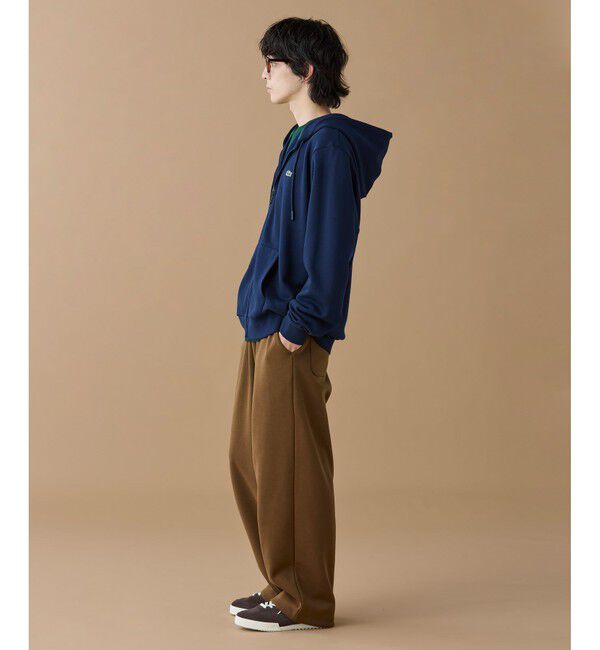 LACOSTE「エッセンシャルジップスウェットフーディー」|パーカー|