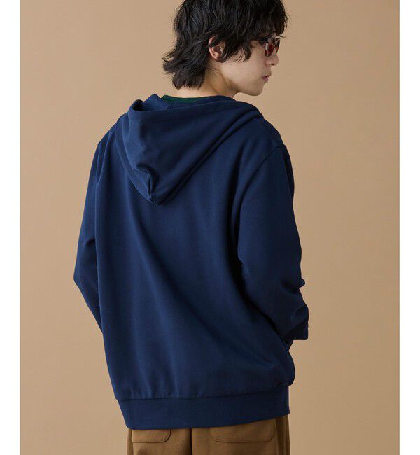 LACOSTE「エッセンシャルジップスウェットフーディー」|パーカー|