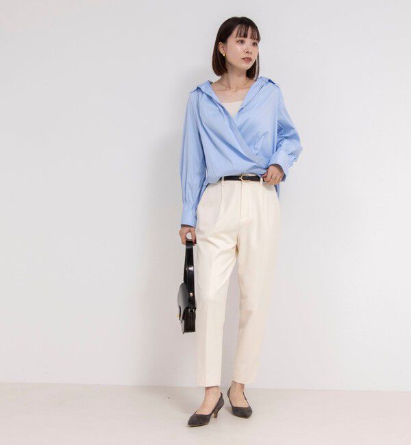 NOLLEY'S「ウォッシャブル裏起毛タックスリムパンツ」|その他|