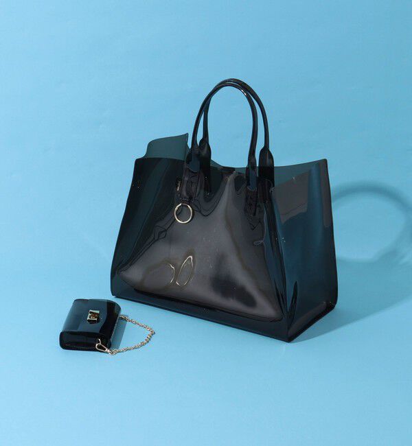 NOLLEY'S「PVCトート＆ミニバッグチャーム L」|トートバッグ|