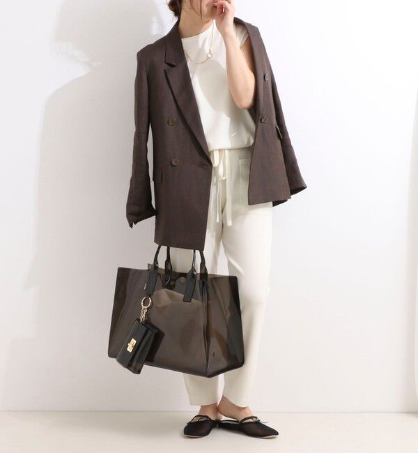 NOLLEY'S「PVCトート＆ミニバッグチャーム L」|トートバッグ|