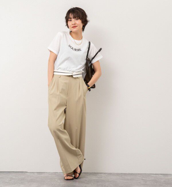 NOLLEY'S sophi「オーガニックコットンロゴT」|Tシャツ・カットソー|