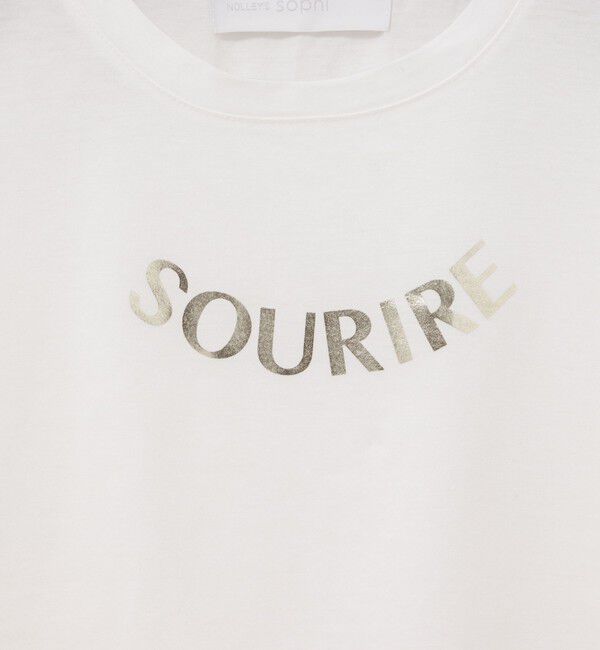 NOLLEY'S sophi「オーガニックコットンロゴT」|Tシャツ・カットソー|