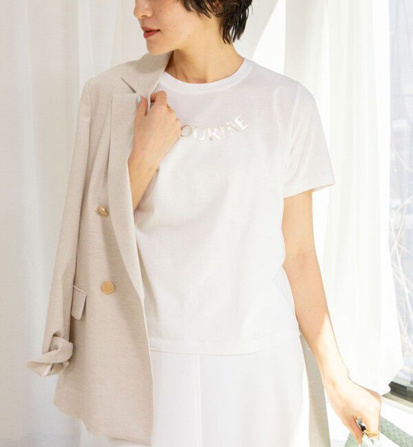 NOLLEY'S sophi「オーガニックコットンロゴT」|Tシャツ・カットソー|