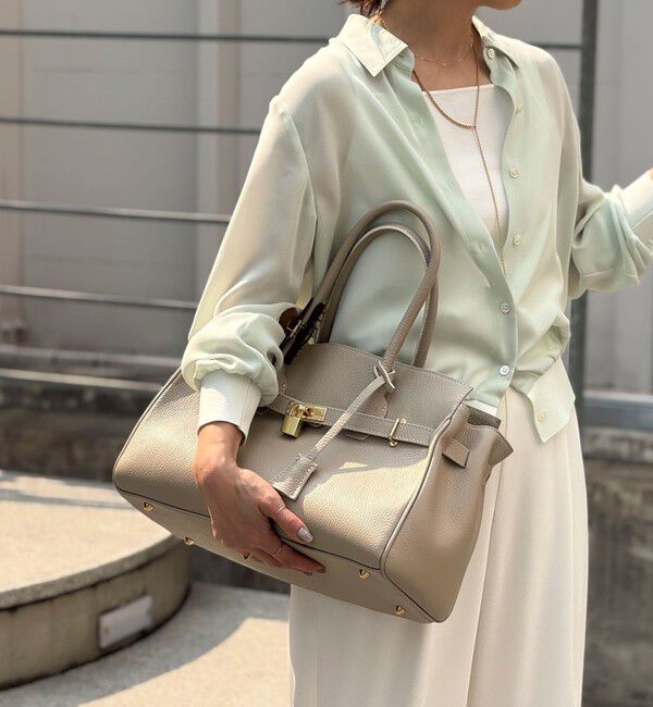 NOLLEY'S「ひねりベルトレザートートバッグ」|トートバッグ|