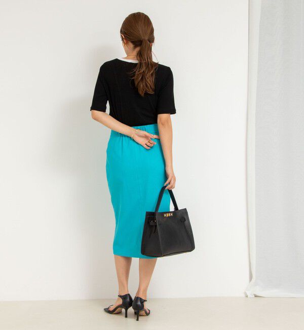 NOLLEY'S sophi「シアー配色トリミング半袖Tシャツ」|Tシャツ・カットソー|