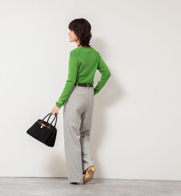 NOLLEY'S「ウォッシャブルウール調愛されセミワイドパンツ」|その他|