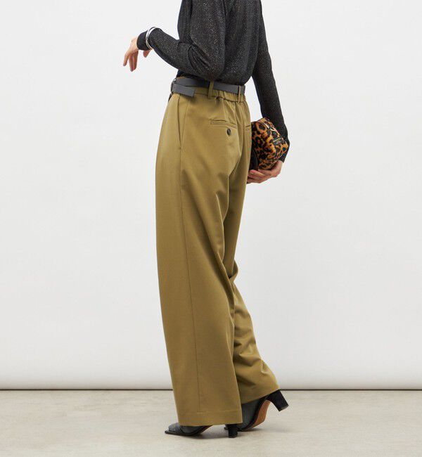 NOLLEY'S sophi「ウォッシャブルピーチツイルラップワイドパンツ」|その他|