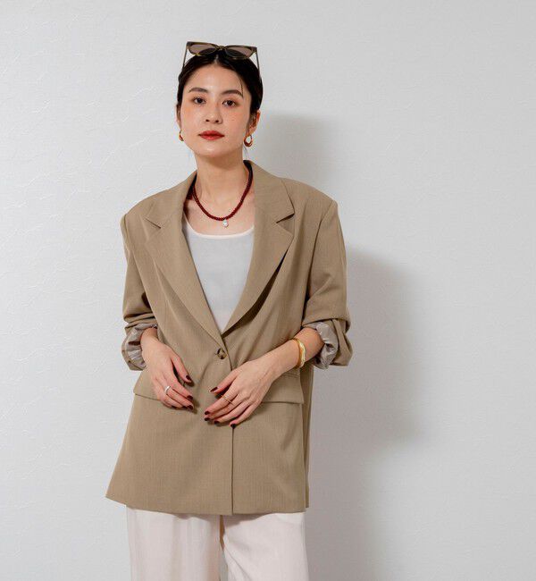 MAQWEL「【MAQWEL/マクウェル】オーバージャケット」|テーラードジャケット|