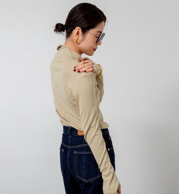 MAQWEL「【MAQWEL/マクウェル】COTTON RIBハーフジッププルオーバー」|Tシャツ・カットソー|