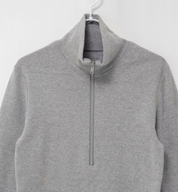MAQWEL「【MAQWEL/マクウェル】COTTON RIBハーフジッププルオーバー」|Tシャツ・カットソー|