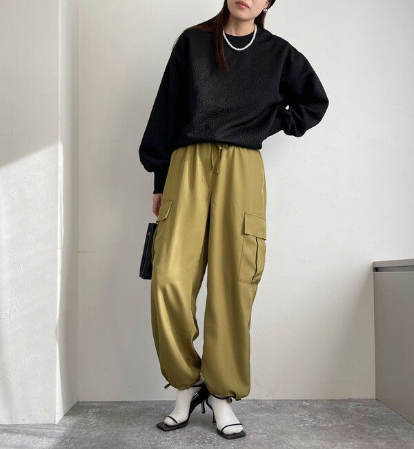 fredy emue「ブライトツイルイージーベイカーパンツ」|カーゴ|