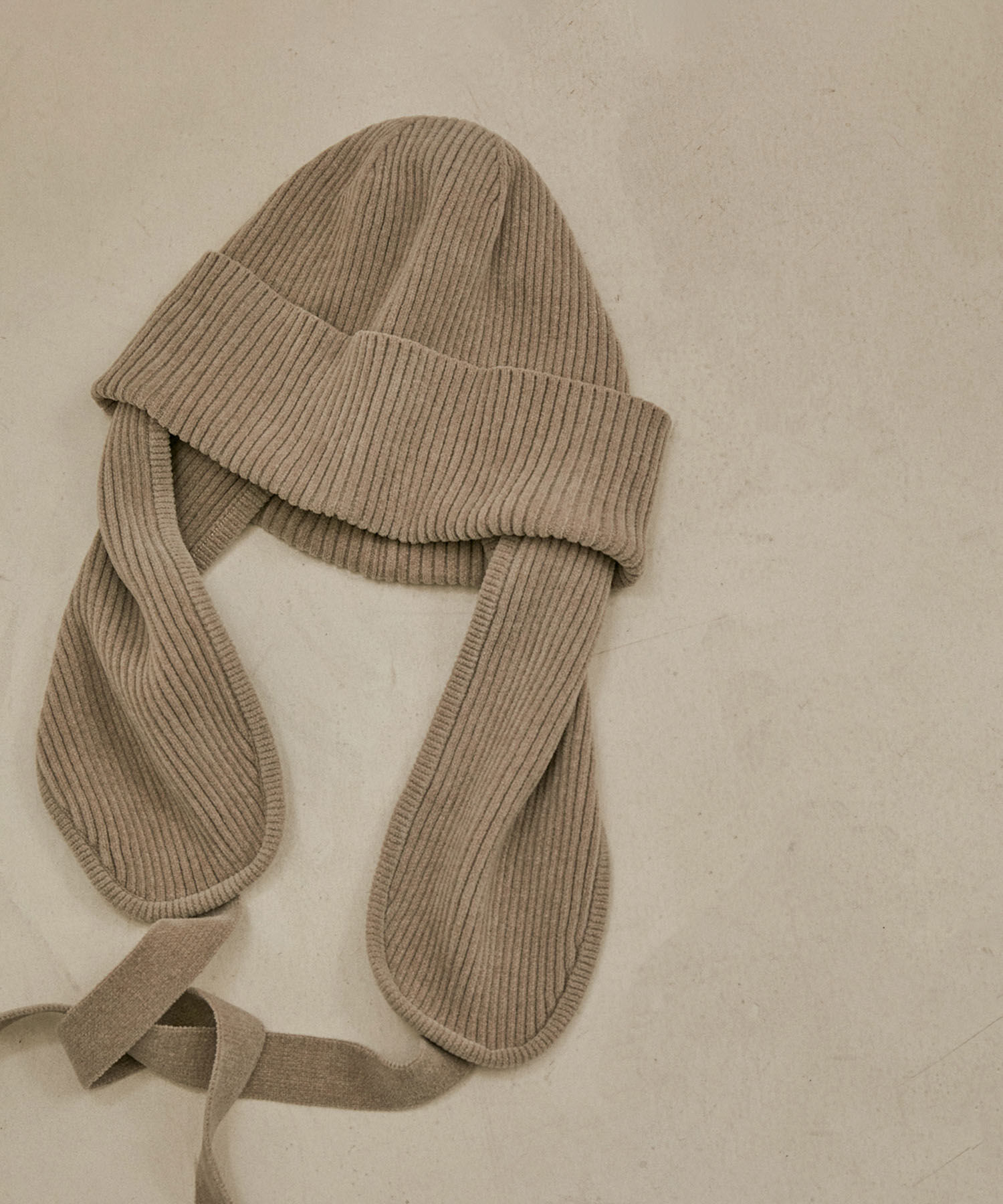 SALON adam et rope'「フライトキャップ -CreamyCotton /クリーミーコットン-」|ニット帽|