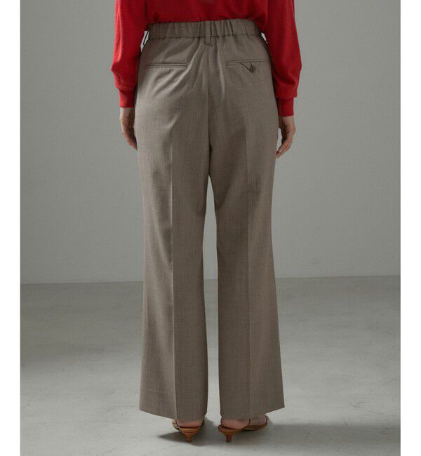 SALON adam et rope'「コンフォートスラックスパンツ 無地/ストライプ【セットアップ対応】」|スラックス|