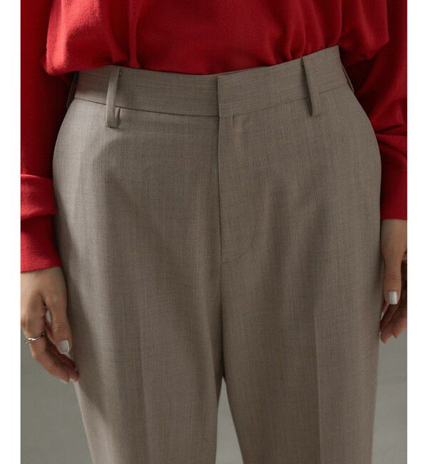 SALON adam et rope'「コンフォートスラックスパンツ 無地/ストライプ【セットアップ対応】」|スラックス|