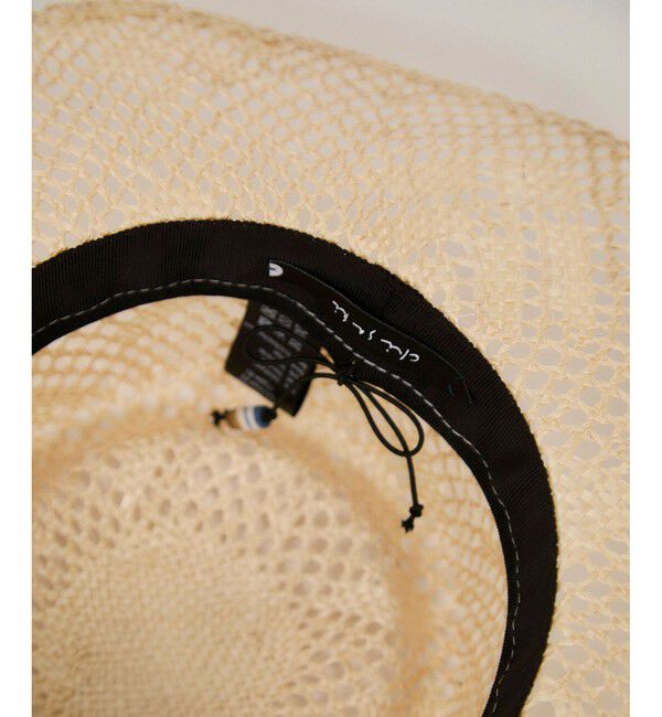 SALON adam et rope'「【chisaki】WONDER FULL LIFE &times; chisaki Natural grass」|ハット|