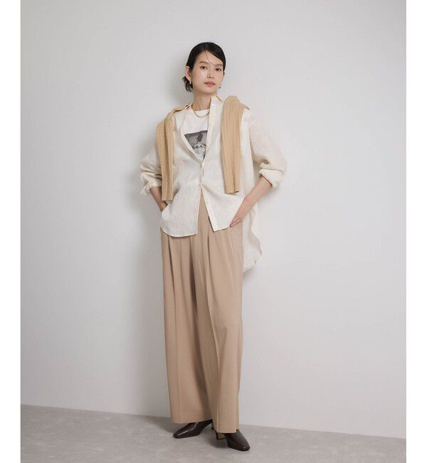 ROPE「ヨーロピアンリネンレギュラーシャツ/イージーケア」|シャツ・ブラウス|