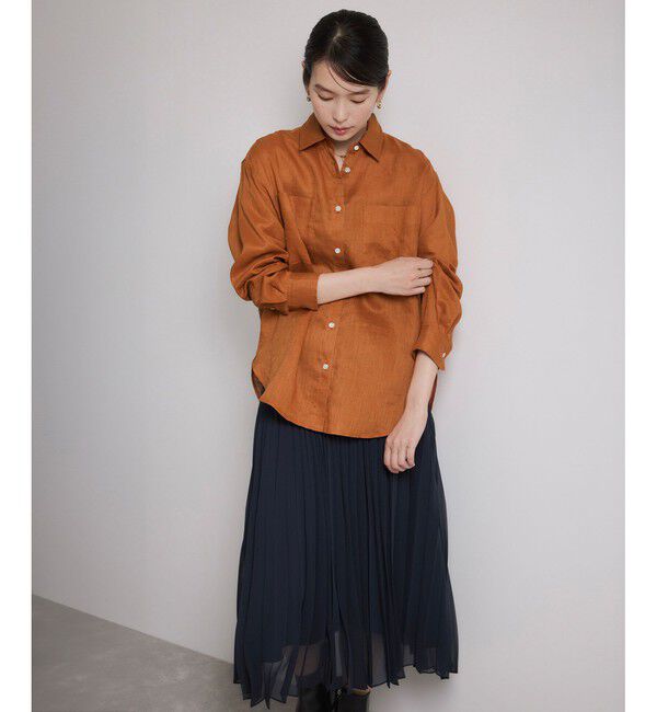 ROPE「ヨーロピアンリネンレギュラーシャツ/イージーケア」|シャツ・ブラウス|