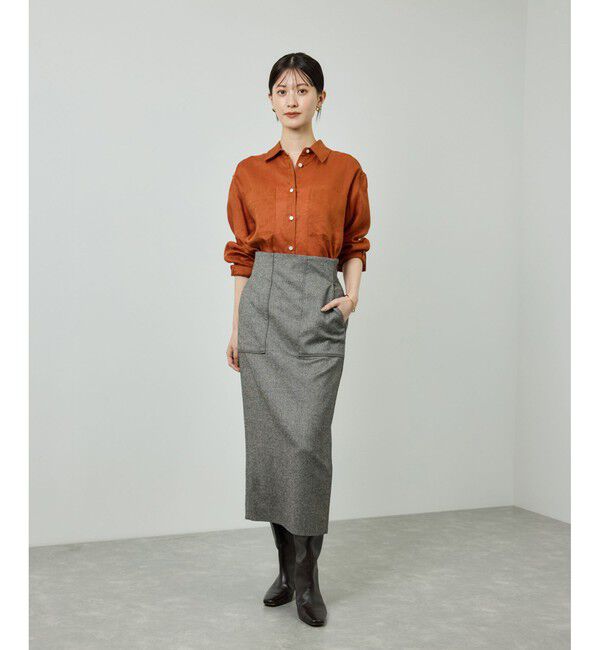 ROPE「ヨーロピアンリネンレギュラーシャツ/イージーケア」|シャツ・ブラウス|